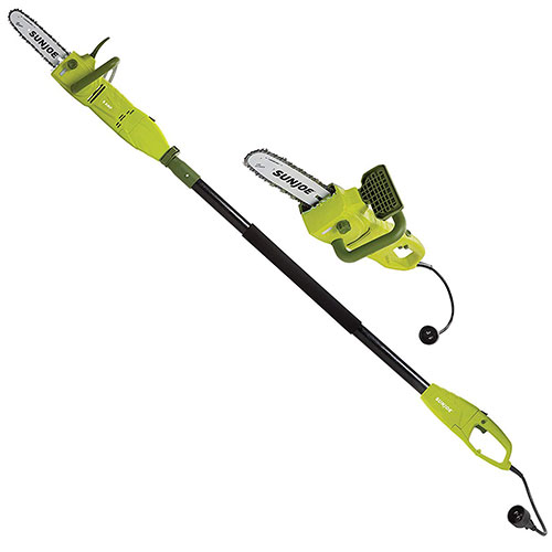 Sun Joe SWJ807E 10 inch 8.0 Amp Electric Convertible Pole Chain Saw