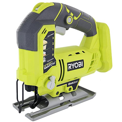 Ryobi One+ P523 18V Lithium-Ion Cordless Orbital T Shank Jigsaw