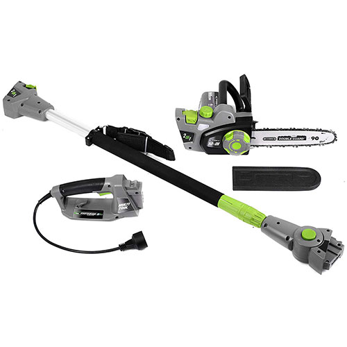 Earthwise CVPS43010 7-Amp 10-Inch Convetible 2-in-1 Polesaw Chainsaw