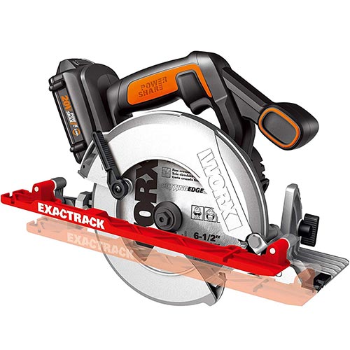 WORX WX530L Exactrack 20V 6.5 inch circular saw