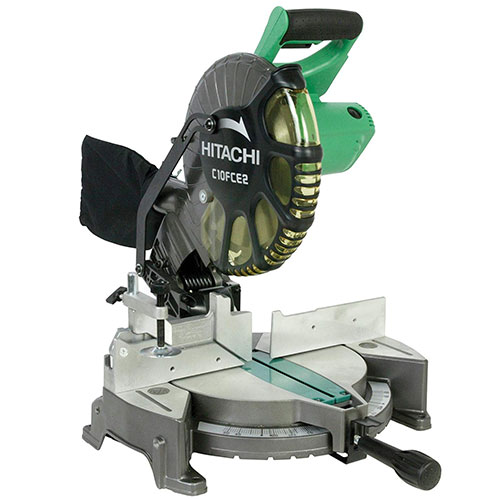 Hitachi C10FCE2 15-Amp 10-inch Single Bevel Compound Miter Saw