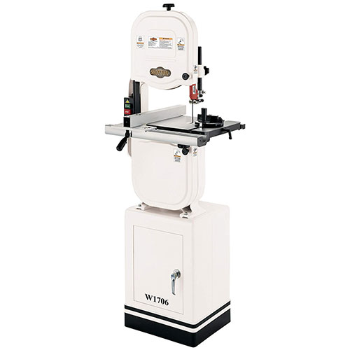 Shop Fox W1706 14 Inch Bandsaw With Cast Iron Wheels & Deluxe Aluminum Fence